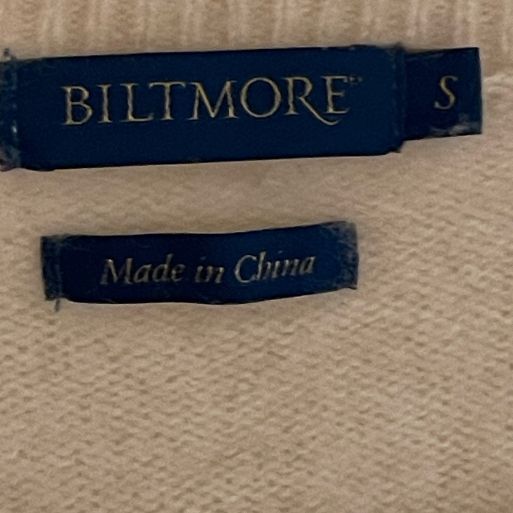 Cashmere Cream - Biltmore V-Neck Sweater - Picture 2 of 2
